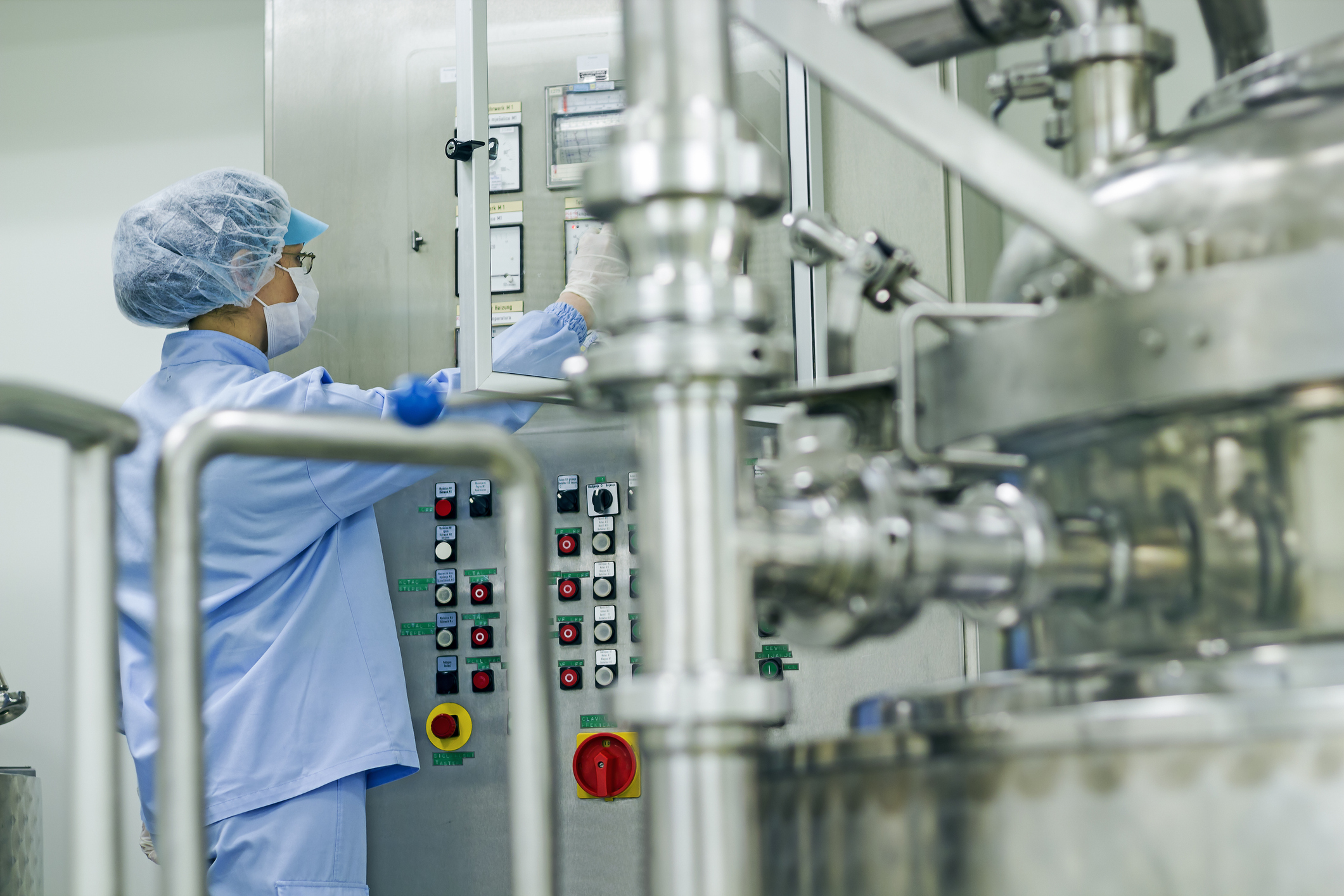 Pharmaceutical Industry Worker at Work